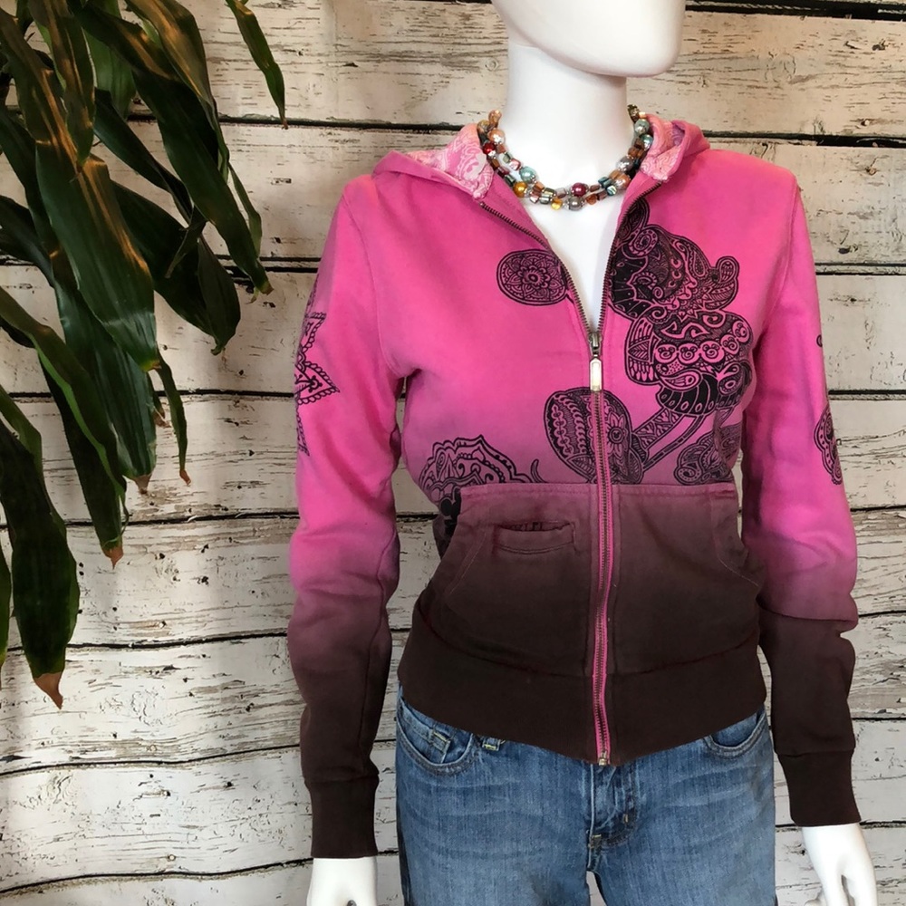 Disney Jacket - Pink to Chocolate Brown